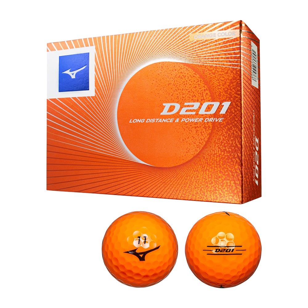 ミズノ Mizuno D201ボール オレンジ 1ダース 5NJBD22040 | ゴルフ