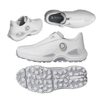 アディダス（Adidas） コードカオス 27 ボア レディース スパイクレスシューズ KI1390 ホワイト/シルバー 2026