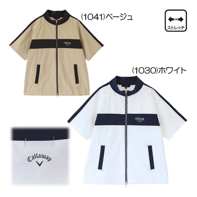 8WAYストレッチ半袖フルジップブルゾン C26216200 レディースウェア 26秋冬モデル