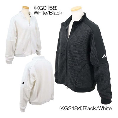 アディダス（Adidas） クライマウォーム ファブリックミックス フルジップジャケット TV591 レディースウェア 26秋冬モデル