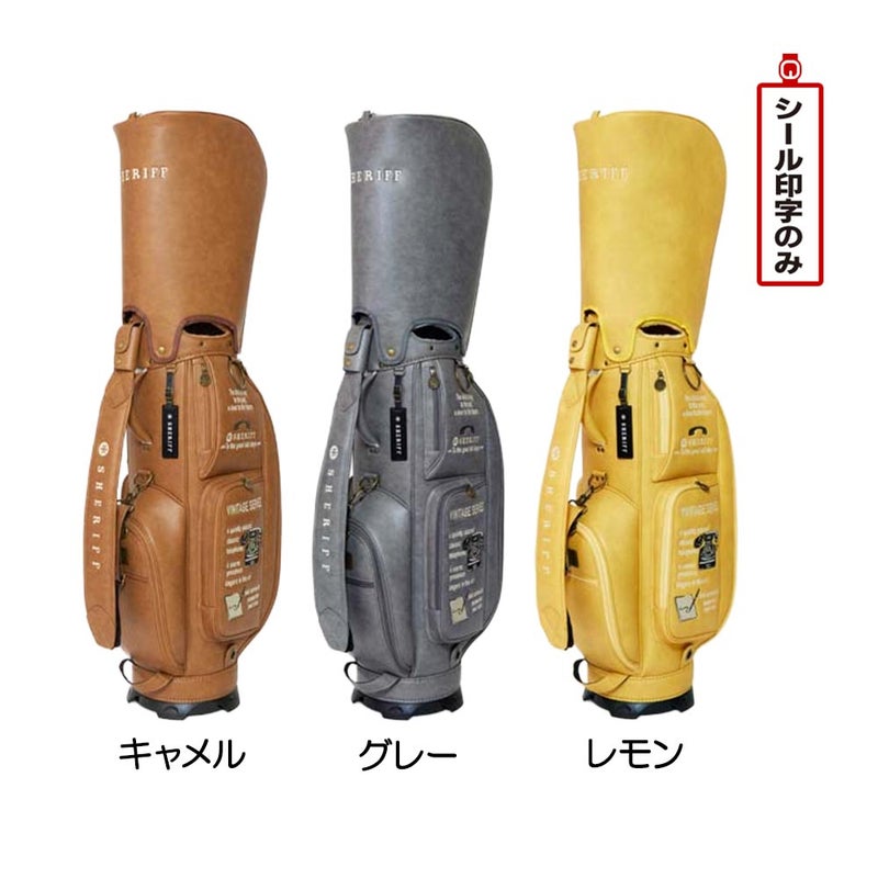 SHERIFF(シェリフ) ヴィンテージシリーズ メンズキャディバッグ SFV-001 2026 1st 『限定品』