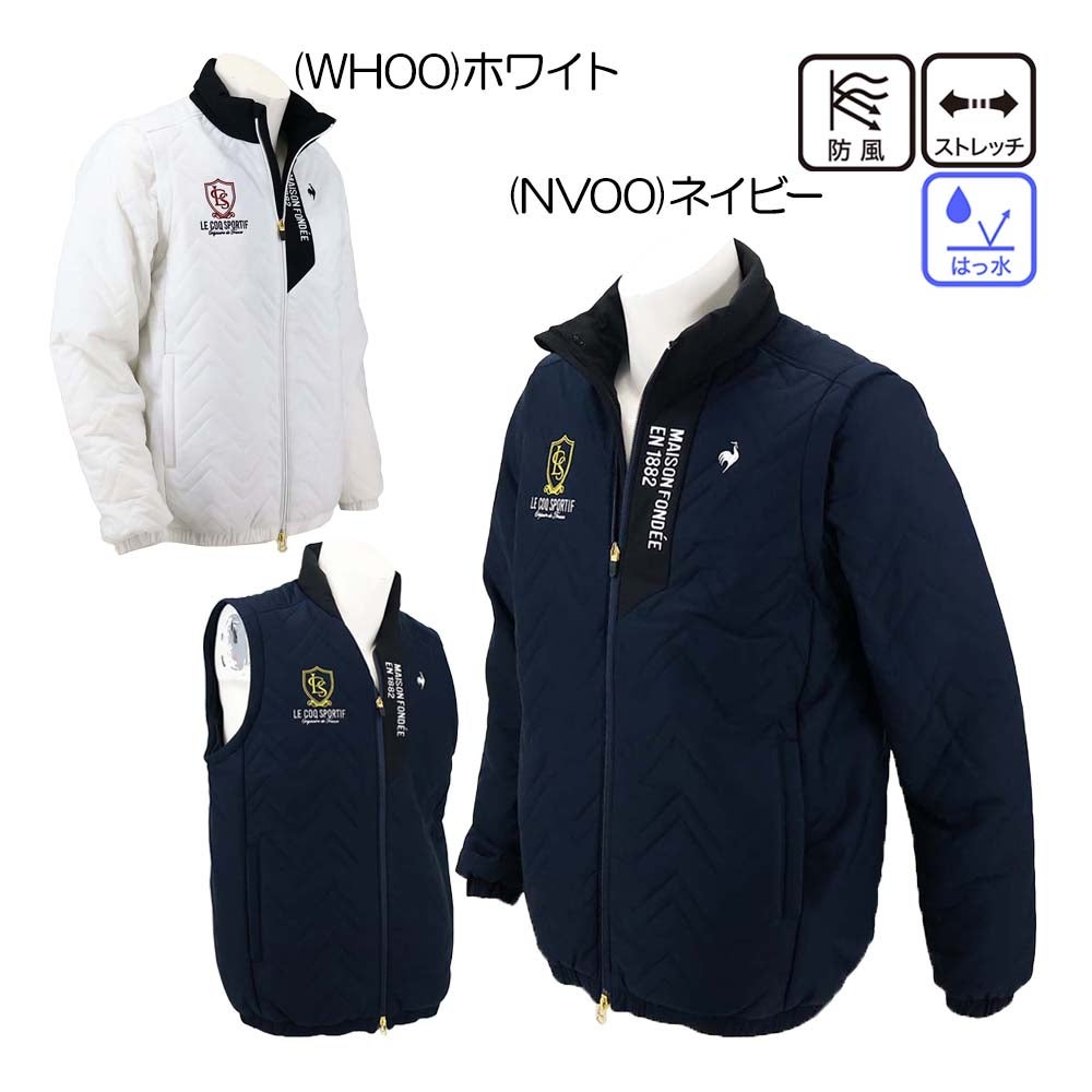 ルコック le coq sportif ヒートナビ中わたキルト2WAYブルゾン LG6FWB50M メンズウェア 26秋冬モデル